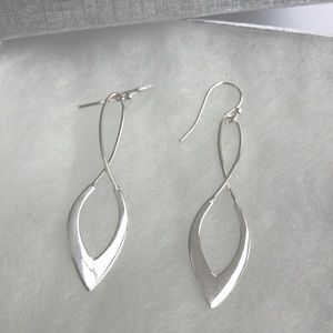 Sterling Silver Infinity Drop Earrings